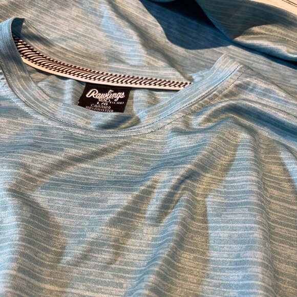 RAWLINGS Men's Tank Top Teal Blue Size Large - Picture 4 of 7